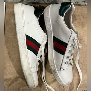 GUCCI CHILDREN'S ACE LEATHER SNEAKER